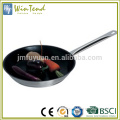 Frying cooking pan set induction gas stainless steel deep non-stick frying pan